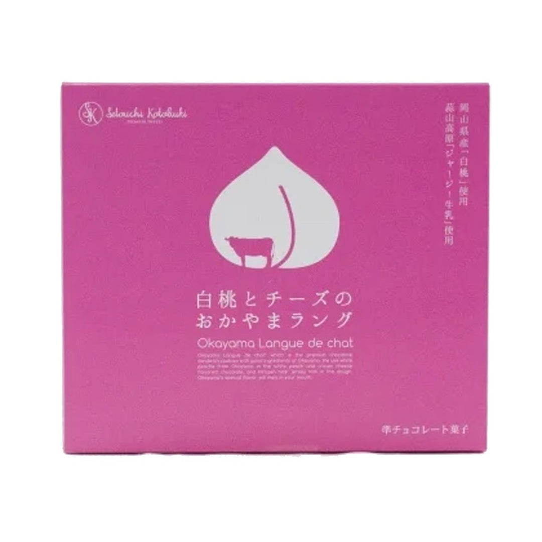 SETOUCHI KOTOBUKI Okayama White Peach Langue De Chat Cookie 10PcsFood, Beverages & Tobacco oceanbuy.ca markham toronto free ship USA asian korean skincare