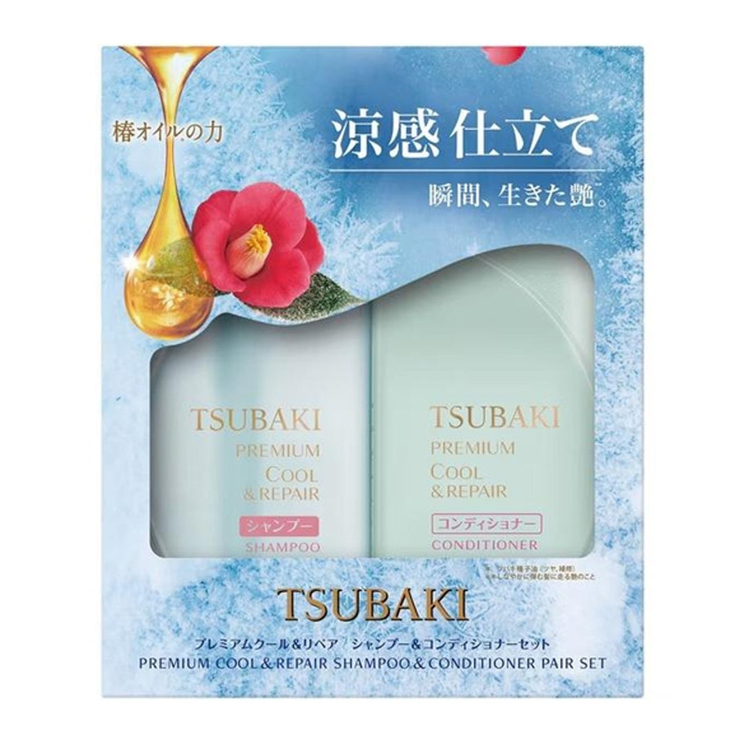 SHISEIDO TSUBAKI Premium Cooling Shmapoo & Conditioner Pair Set Health & Beauty oceanbuy.ca markham toronto free ship USA asian korean skincare