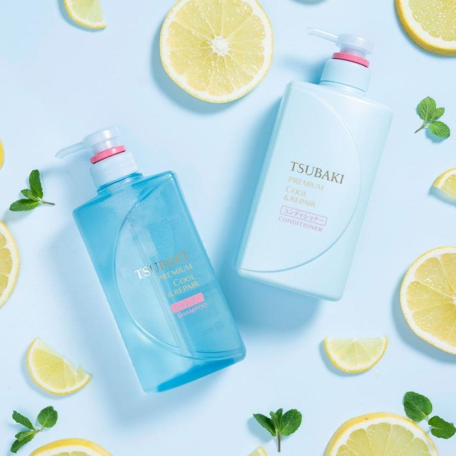 SHISEIDO TSUBAKI Premium Cooling Shmapoo & Conditioner Pair Set Health & Beauty oceanbuy.ca markham toronto free ship USA asian korean skincare