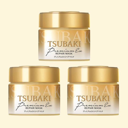 SHISEIDO Masque de Réparation Premium Tsubaki 180g (3 PACK)