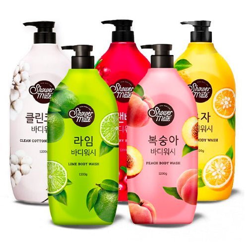 SHOWER MATE Strawberry Body Wash Goat Milk 1.2L Body Wash 2
