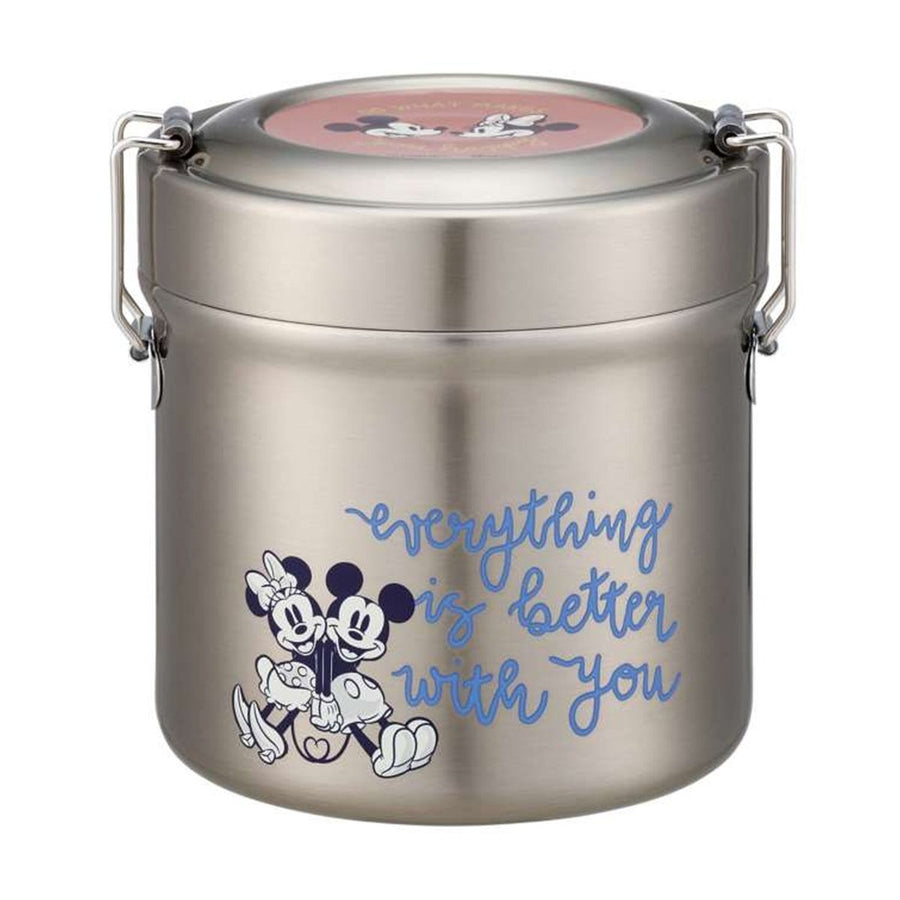 SKATER Cafe Bowl Stainless Steel Vacuum Insulation Food Jar 600ml - Mickey Friends Grayish Home & Garden oceanbuy.ca markham toronto free ship USA asian korean skincare