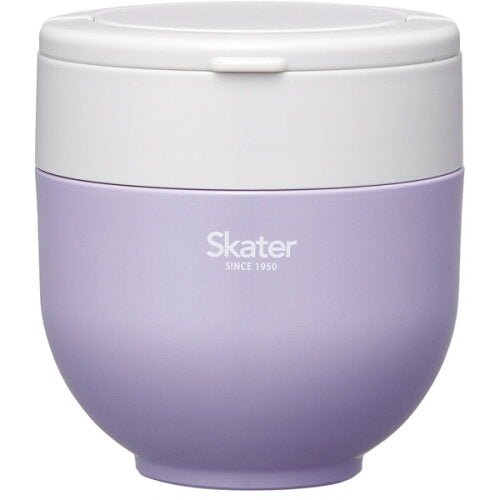 SKATER Keep Warm Lunch Box Purple 540ml 1