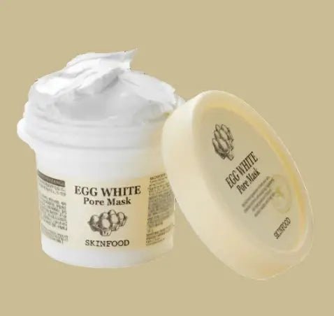 SKINFOOD Egg White Pore Mask 120g Wash - Off Mask 1