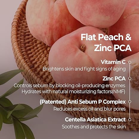 SKINFOOD Peach Cotton Zinc PCA Toning Cream 50ml Lotion & Cream 11