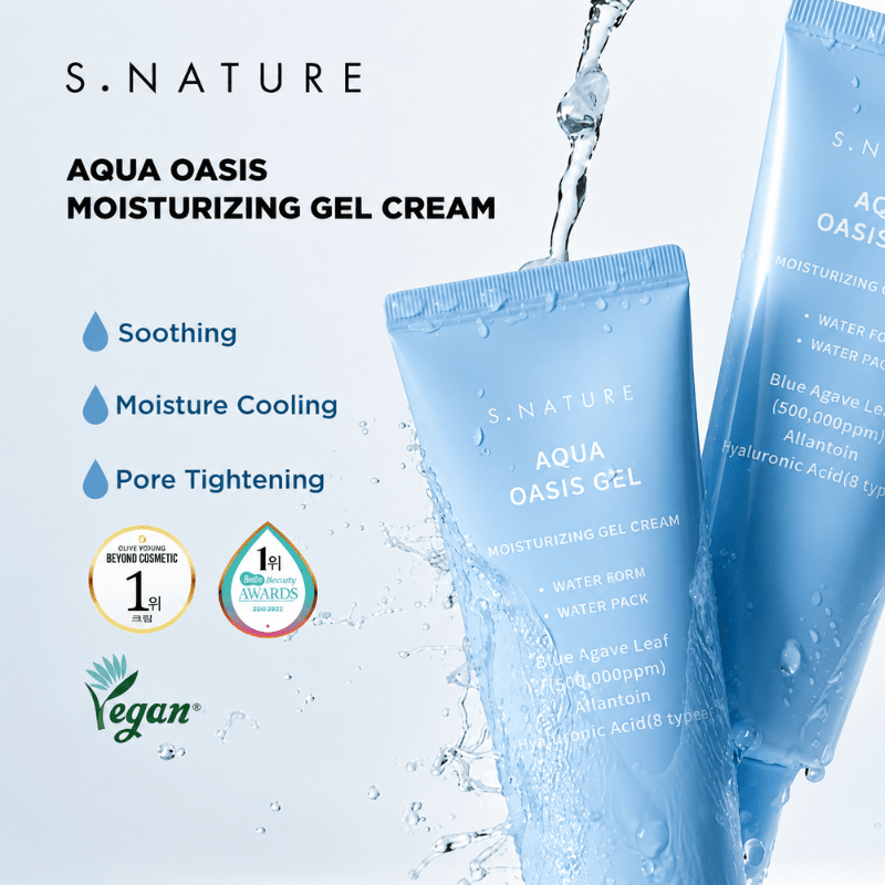 SNature Aqua Oasis Moisturizing Gel Multi-Level Hydration 80ml Moisturizer 3