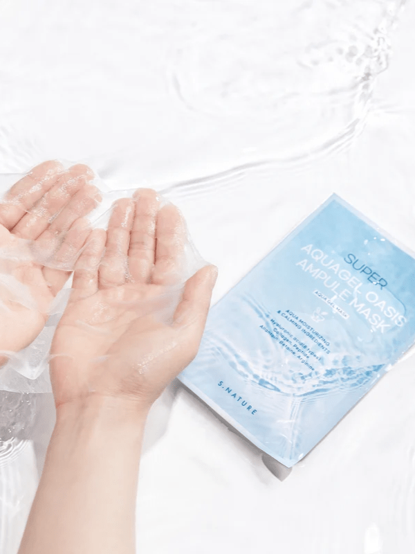 SNature Super Aquagel Oasis Ampule Mask Moisture Boosting 30 ml Mask 3