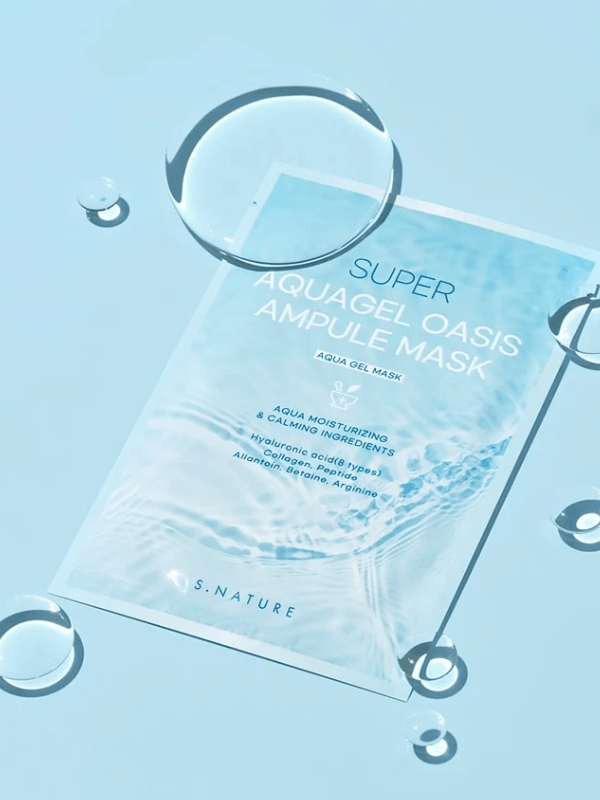 SNature Super Aquagel Oasis Ampule Mask Moisture Boosting 30 ml Mask 2