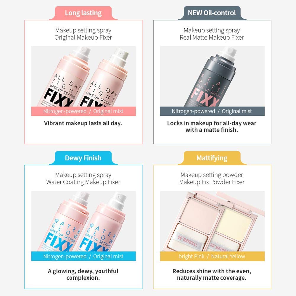 SO NATURAL Real Matte Makeup Setting Fixx 75ml Health & Beauty oceanbuy beauty markham toronto free ship USA asian korean skincare