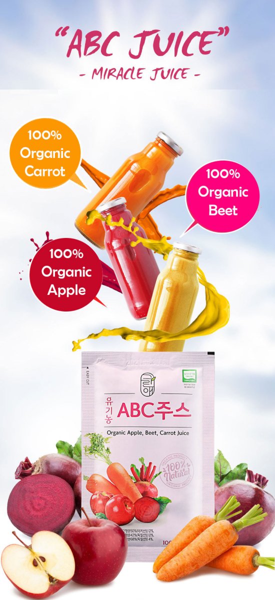 Sokri - Bio Organic ABC Juice Nutritional Beverage 100ml ETC 1