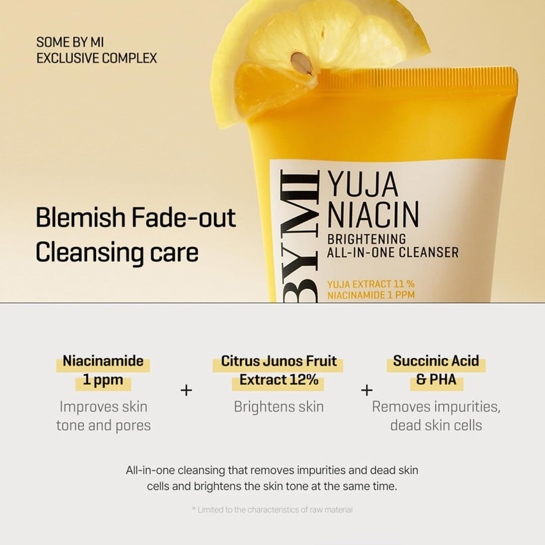 SOME BY MI Yuja Niacin Brightening All - in - One Cleanser 100ml Health & Beauty oceanbuy beauty markham toronto free ship USA asian korean skincare