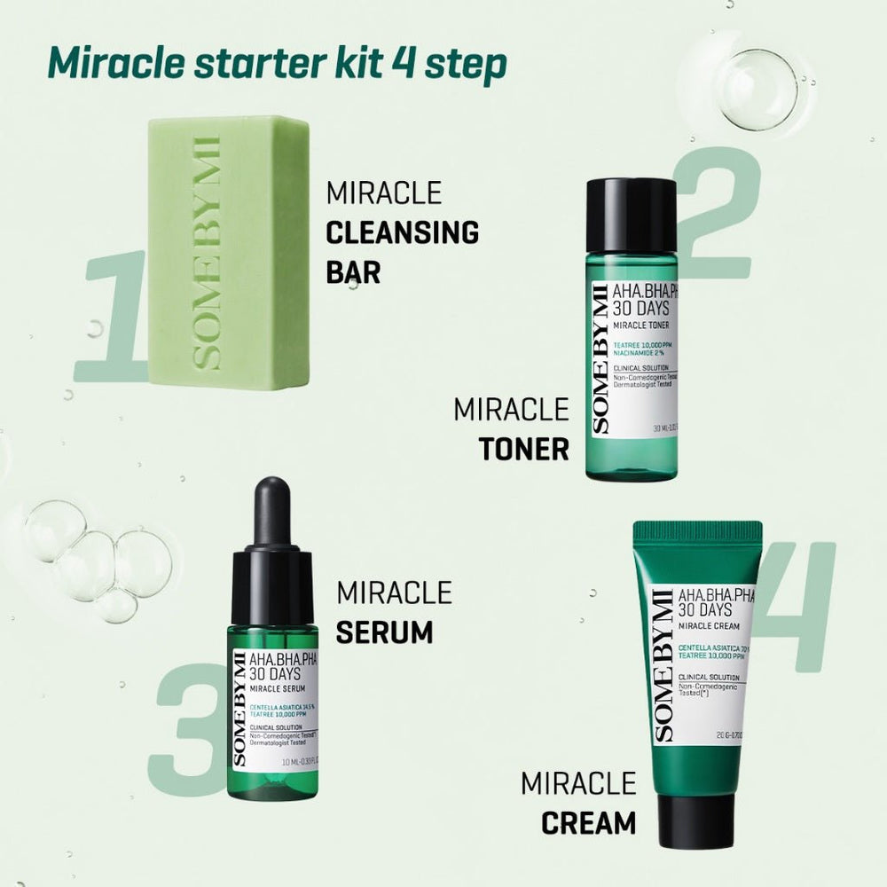 SOME BY MI AHA.BHA.PHA 30 Days Miracle Starter Skin Care Kit Health & Beauty