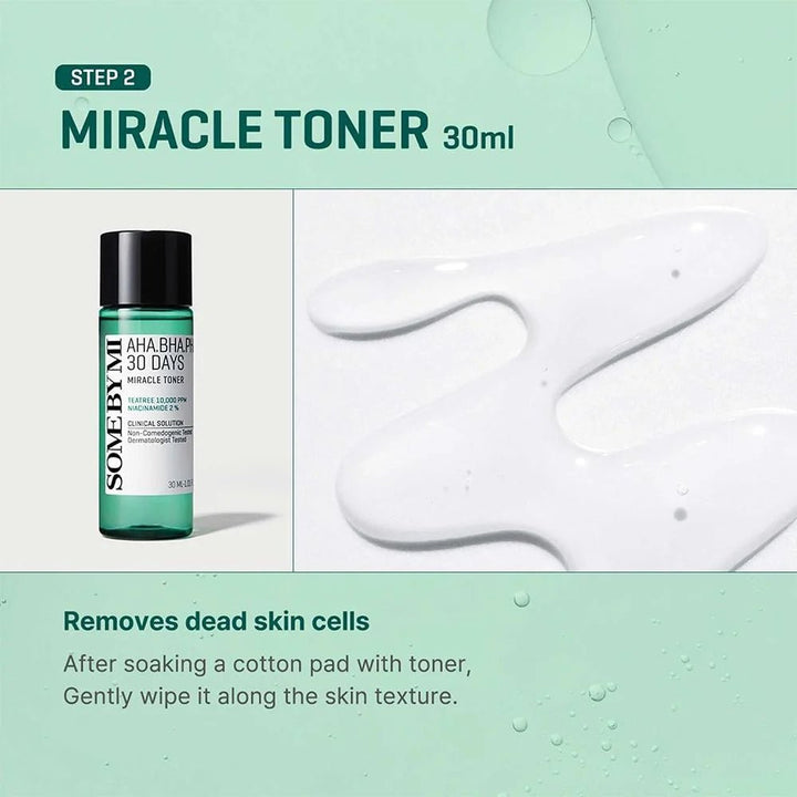 SOME BY MI AHA.BHA.PHA 30 Days Miracle Starter Skin Care Kit Health & Beauty