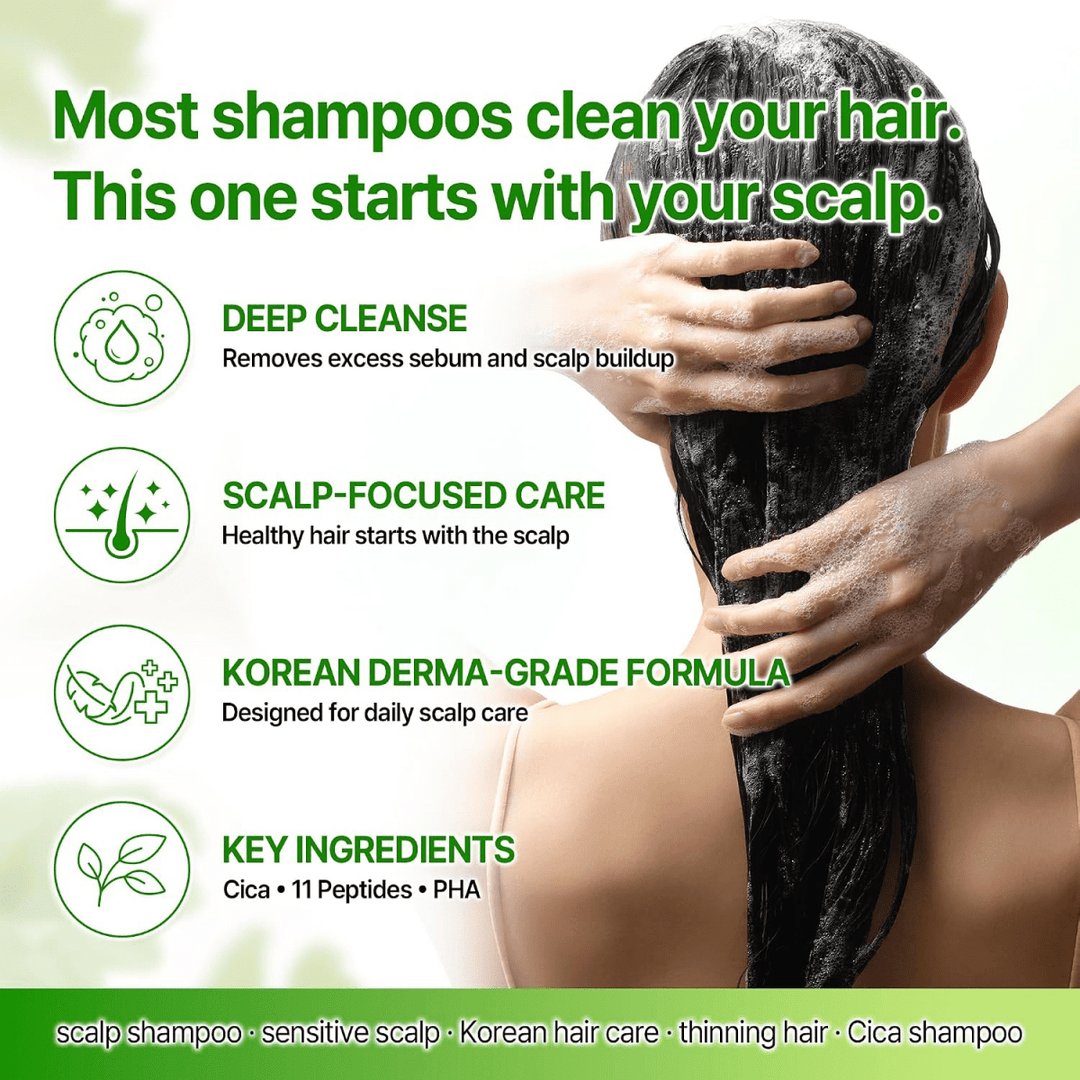 SOME BY MI Cica Peptide Scalp Shampoo 285ml Hair 4
