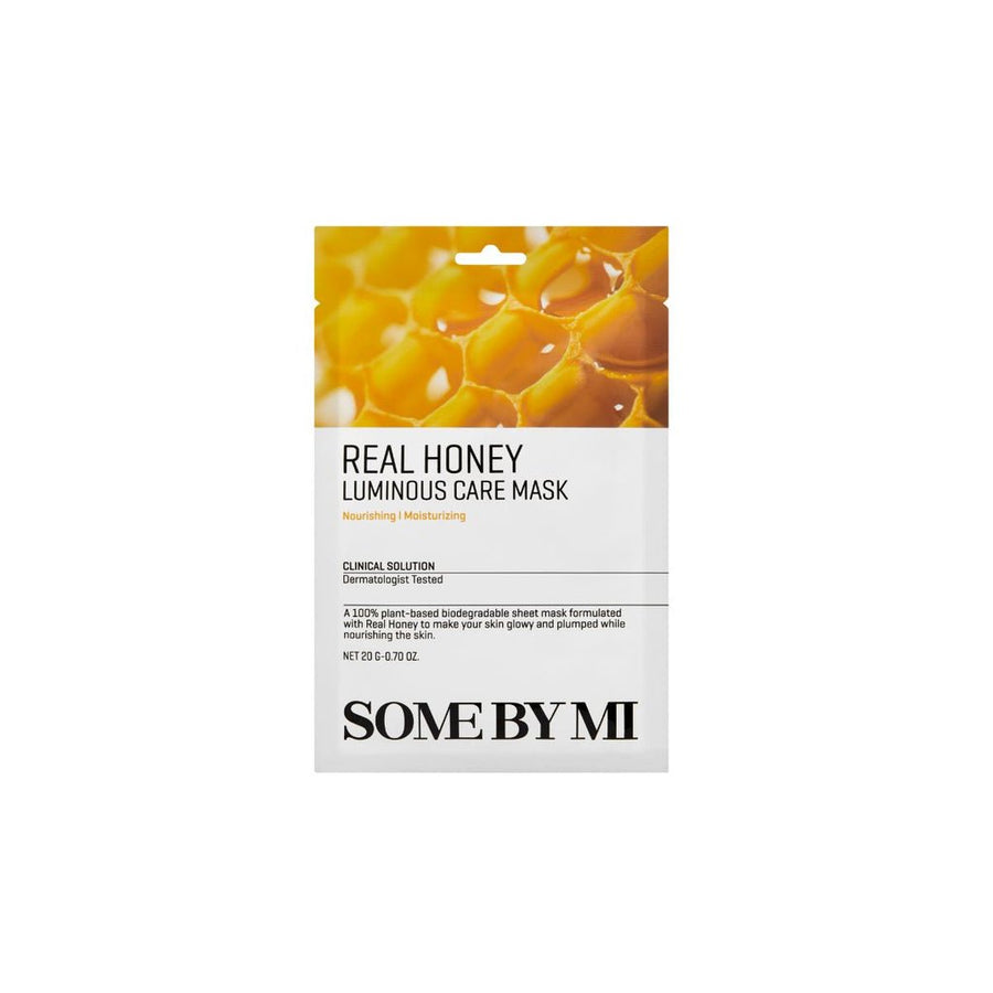 SOME BY MI Real Honey Luminous Care Mask Honey Extract 1Pc 20g Mask 1