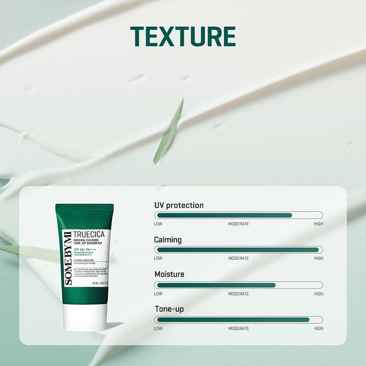 SOME BY MI Truecica Mineral Calming Tone Up Suncream 50ml Health & Beauty
