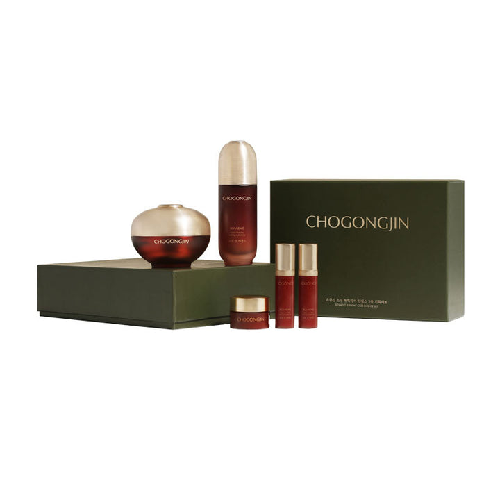 ChoGongJin Sosaeng Firming Care Intense Special Set (BIO Gongjin) Korean Beauty Gift Set, Firming Skincare Set, Fermented Herbal Complex, Skin Elasticity Support, Hydrating K-beauty, ChoGongJin Sosaeng, Nourishing Face Care