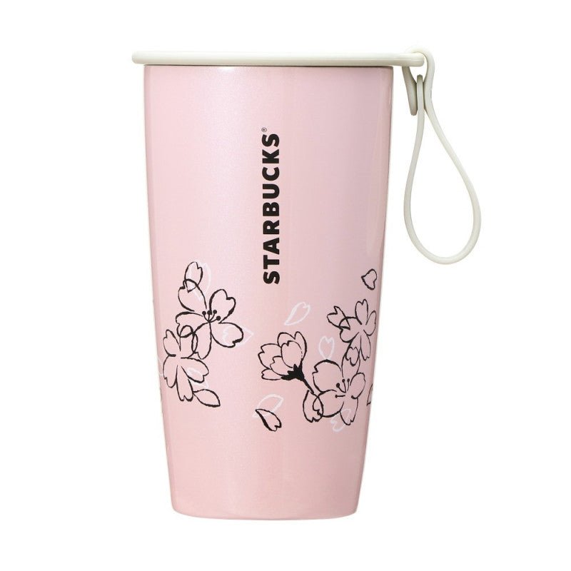 STARBUCKS Sakura Limited Stainless Steel Bottle With Strap (355ml) (PRE - ORDER 10 - 15 Days) oceanbuy.ca markham toronto free ship USA asian korean skincare