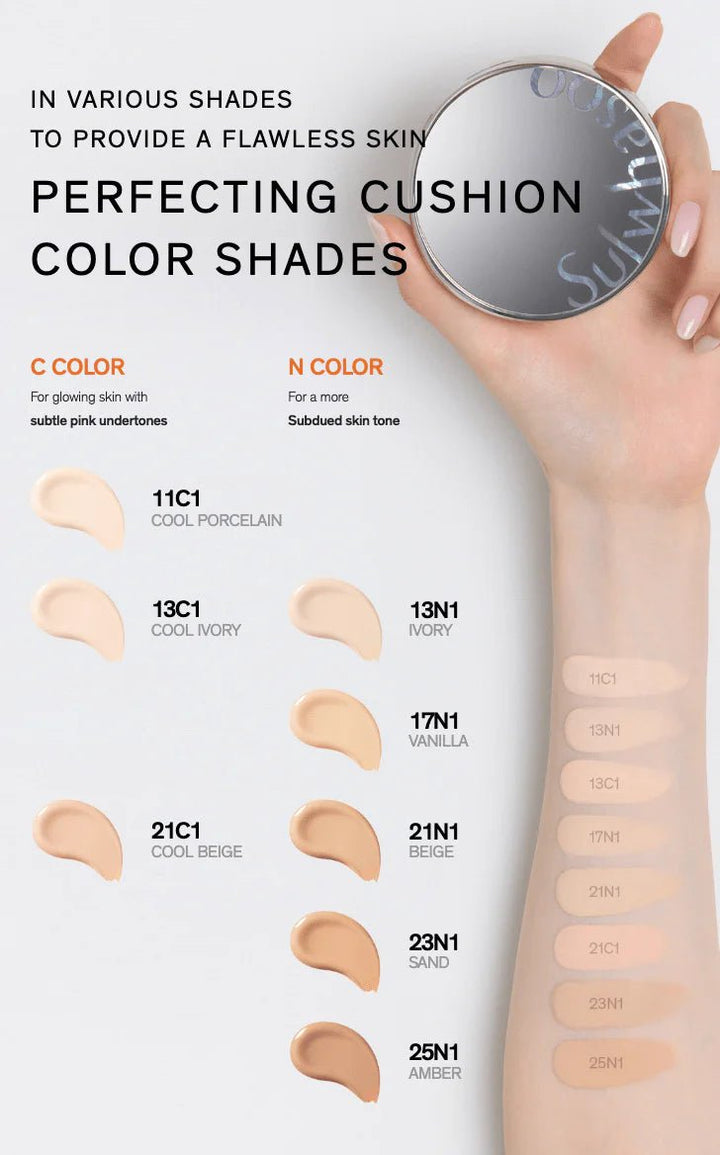 SULWHASOO Perfecting Cushion 15g*2 - 23N1 Sand (With Refill Core) Health & Beauty Kbeauty markham toronto free ship USA asian korean