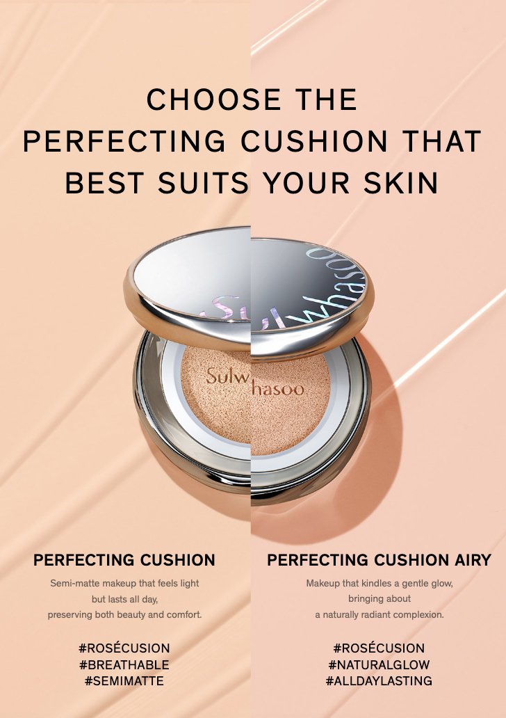 SULWHASOO Perfecting Cushion Airy 15g*2 (With Refill Core) - 21N1 BeigeHealth & Beautyoceanbuy.ca markham toronto free ship USA asian korean skincare