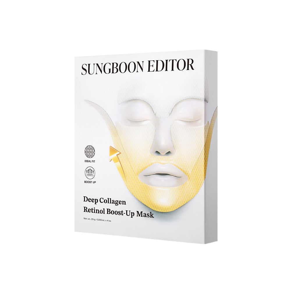 [Sungboon Editor]  Deep Collagen Retinol Tension Boost Up Mask Set 4pcs boost, collagen, deep, editor, mask, retinol, set, skincare, Sungboon, tension, up, SKIN CARE, Toners