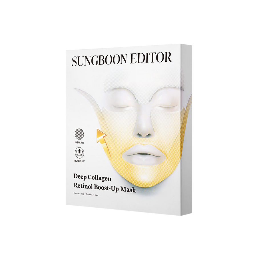 [Sungboon Editor]  Deep Collagen Retinol Tension Boost Up Mask Set 4pcs boost, collagen, deep, editor, mask, retinol, set, skincare, Sungboon, tension, up, SKIN CARE, Toners