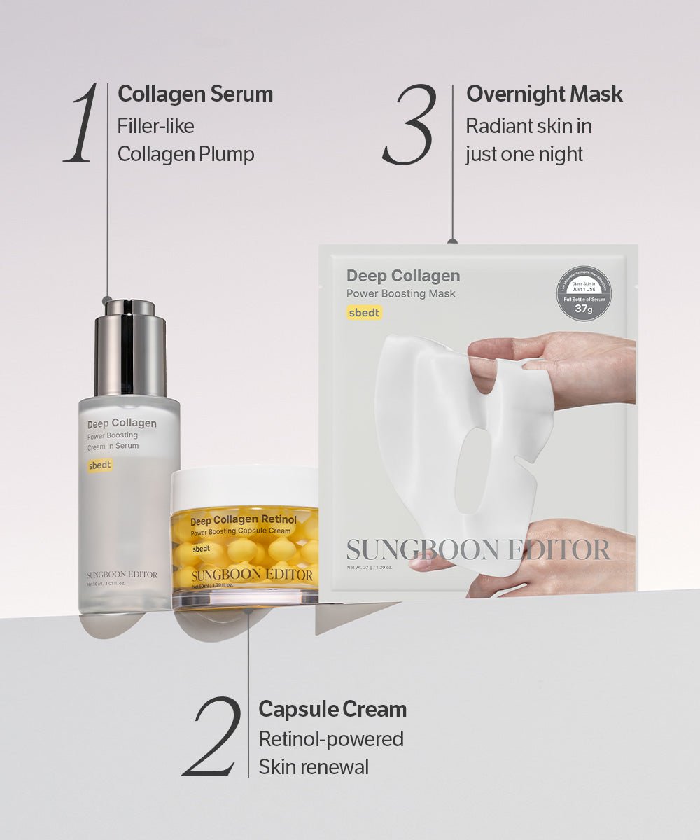 SUNGBOON EDITOR Deep Collagen Power Boosting Cream in Serum 30ml 9