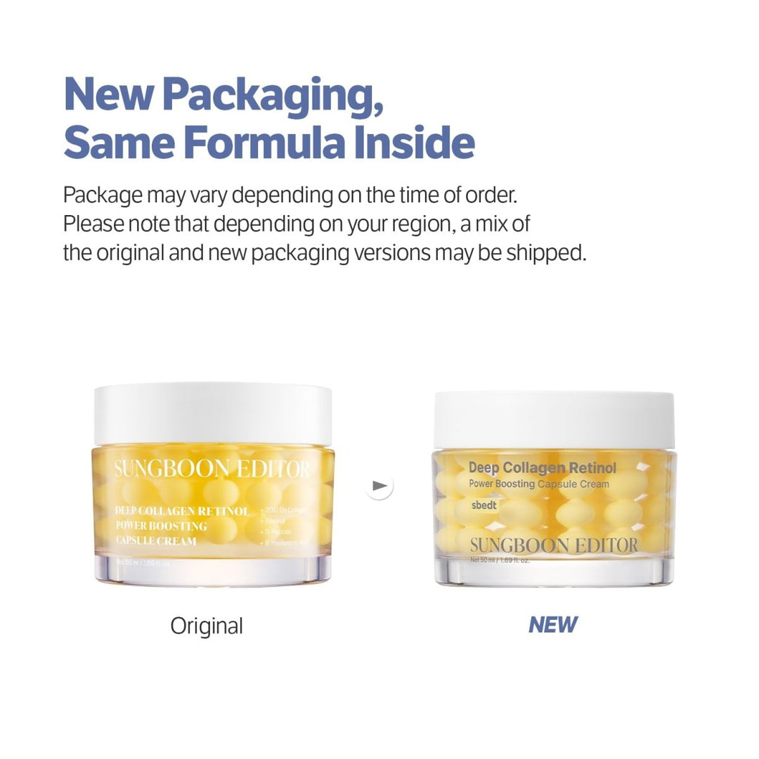 SUNGBOON EDITOR Deep Collagen Retinol Power Boosting Capsule Cream 50ml Health & Beauty 3