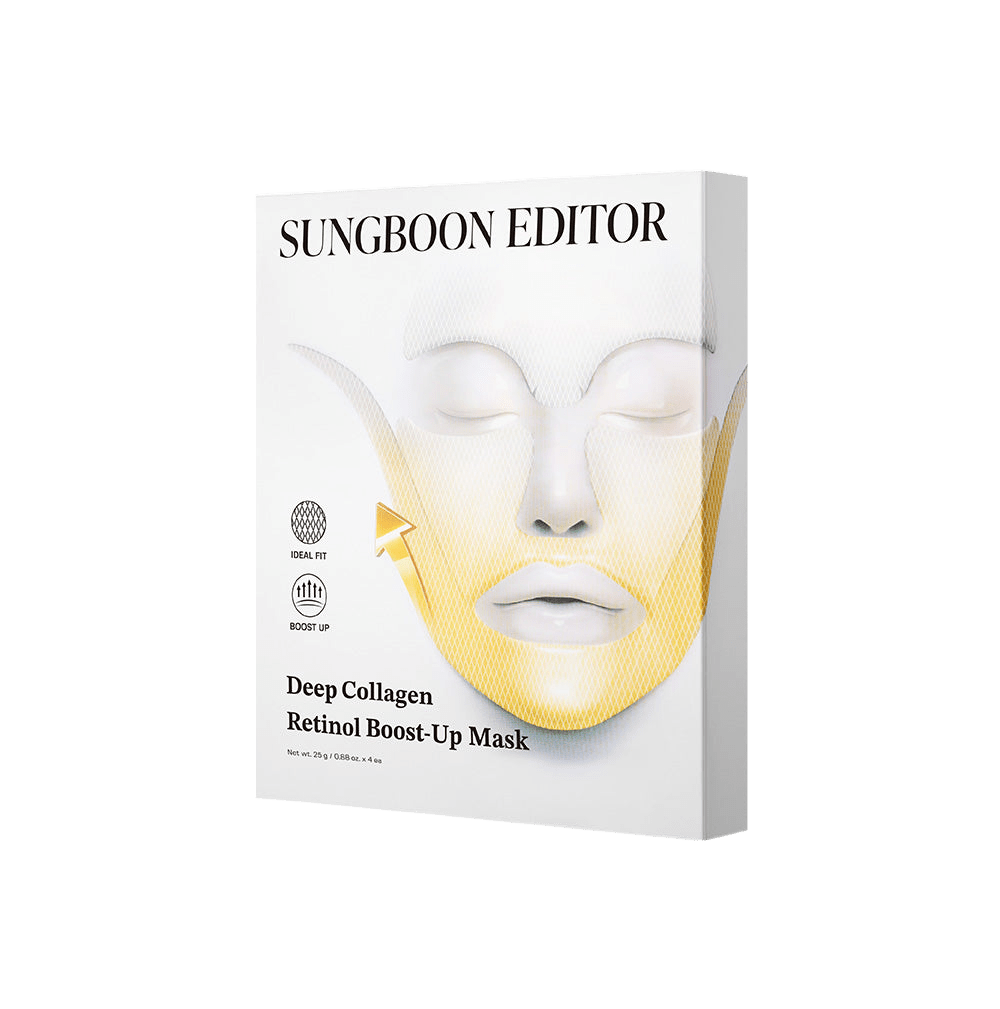 Sungboon Editor Deep Collagen Retinol Tension Boost Up Mask Set 4pcs 1