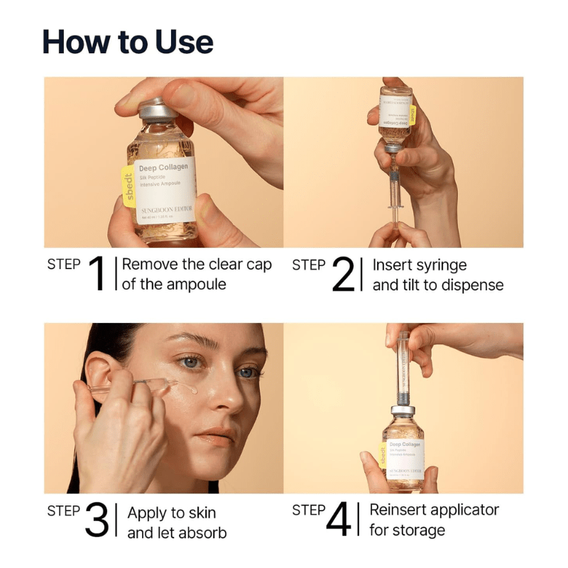 SUNGBOON EDITOR Deep Collagen Silk Peptide Ampoule 40ml Ampoule 4