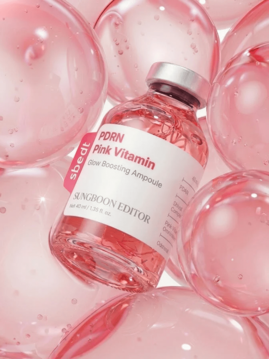 SUNGBOON EDITOR PDRN Pink Vitamin Glow Boosting Ampoule 40ml Ampoule 2