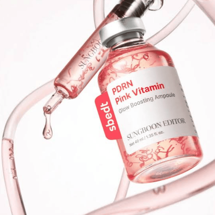 SUNGBOON EDITOR PDRN Pink Vitamin Glow Boosting Ampoule 40ml Ampoule 4