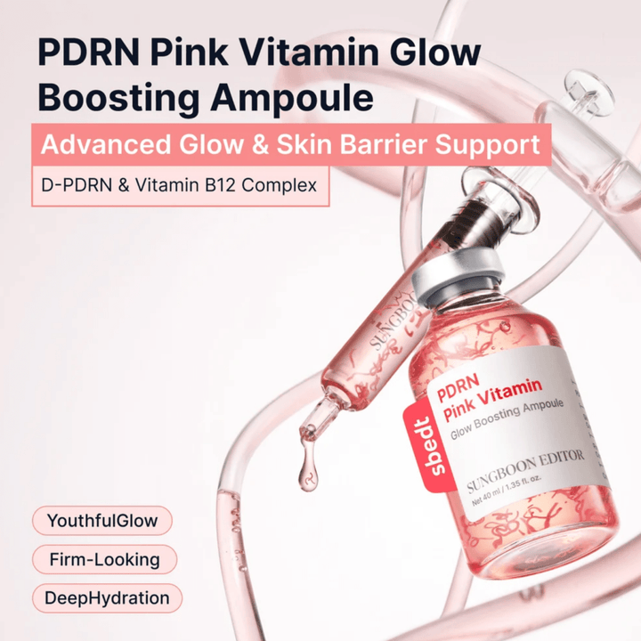SUNGBOON EDITOR PDRN Pink Vitamin Glow Boosting Ampoule 40ml Ampoule 5