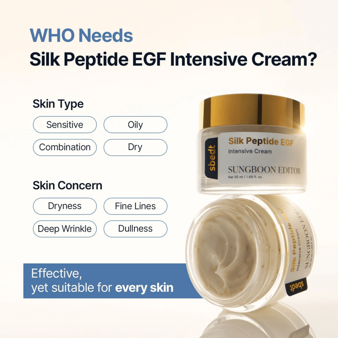 SUNGBOON EDITOR Silk Peptide EGF Cream 50ml Cream 5