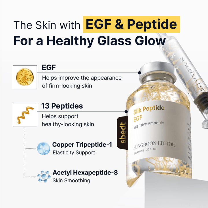 Sungboon Editor Silk Peptide EGF Hydration Ampoule 40ml Ampoule 6
