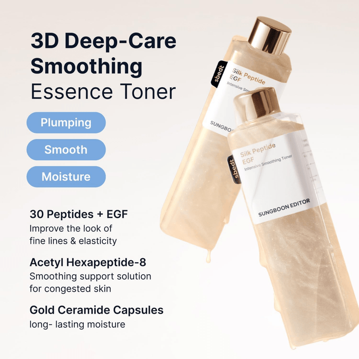SUNGBOON EDITOR Silk Peptide EGF Smoothing Toner 30ml Toner 5