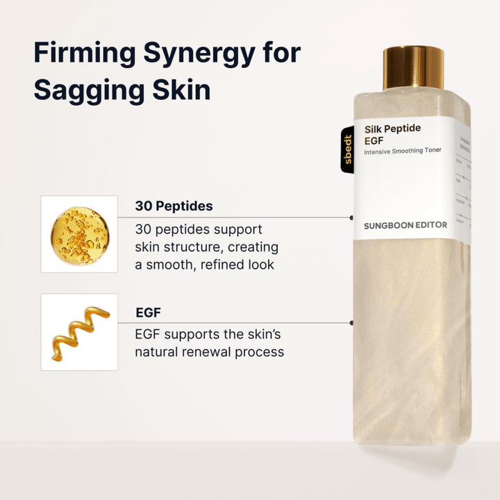 SUNGBOON EDITOR Silk Peptide EGF Smoothing Toner 30ml Toner 6