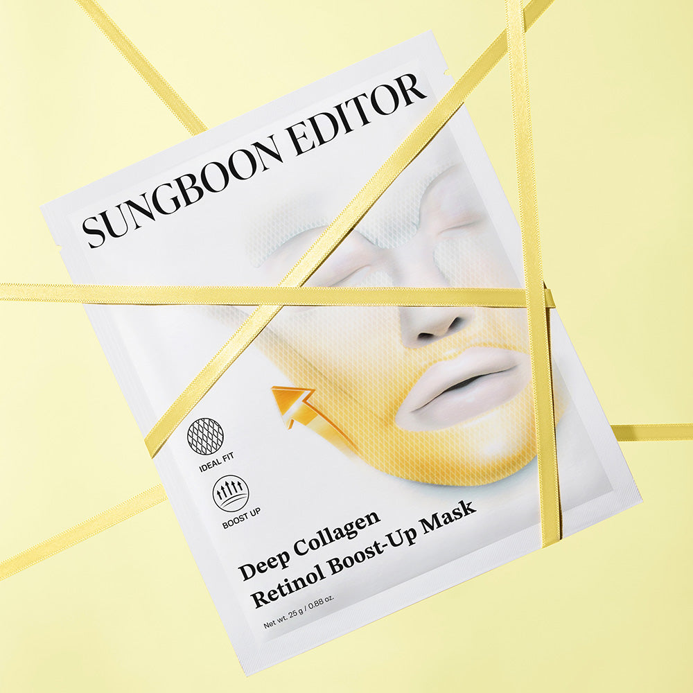 [Sungboon Editor]  Deep Collagen Retinol Tension Boost Up Mask Set 4pcs boost, collagen, deep, editor, mask, retinol, set, skincare, Sungboon, tension, up, SKIN CARE, Toners