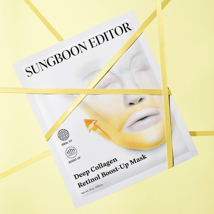 [Sungboon Editor]  Deep Collagen Retinol Tension Boost Up Mask Set 4pcs boost, collagen, deep, editor, mask, retinol, set, skincare, Sungboon, tension, up, SKIN CARE, Toners