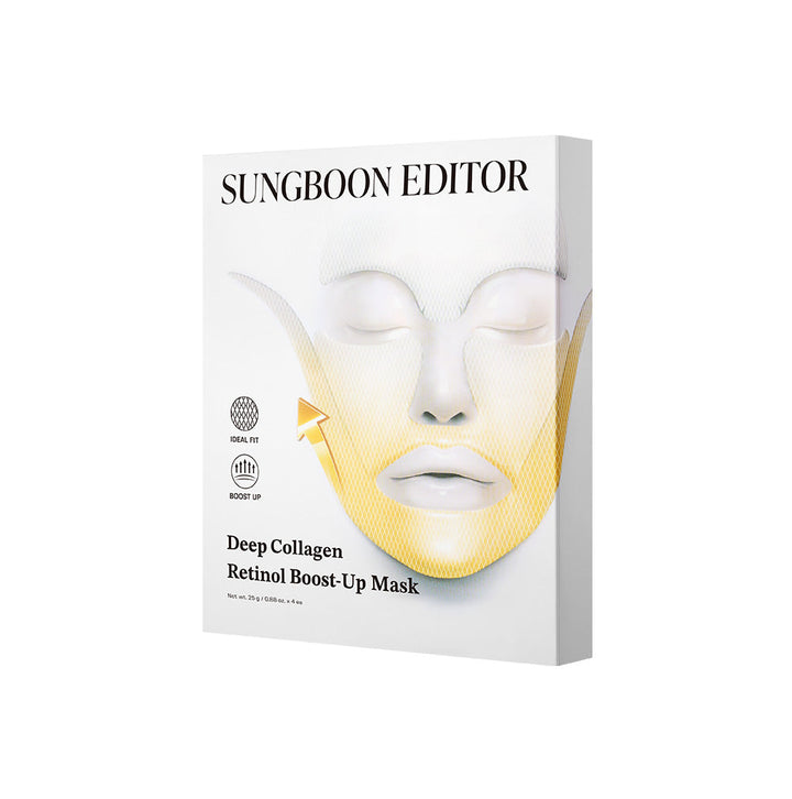 [Sungboon Editor]  Deep Collagen Retinol Tension Boost Up Mask Set 4pcs boost, collagen, deep, editor, mask, retinol, set, skincare, Sungboon, tension, up, SKIN CARE, Toners