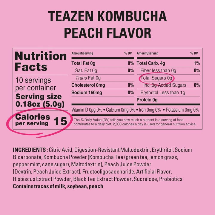 Teazen Kombucha 5gx10pk/BOX oceanbuy.ca markham toronto free ship USA asian korean skincare