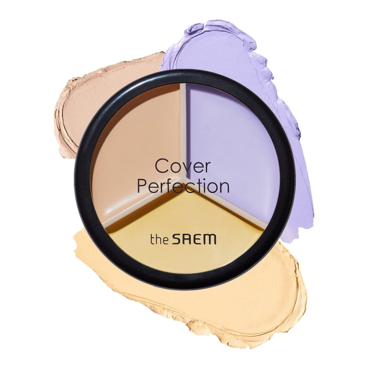 THE SAEM Cover Perfection Triple Pot Concealer - 04 Tone Up BeigeHealth & Beauty oceanbuy.ca markham toronto free ship USA asian korean skincare