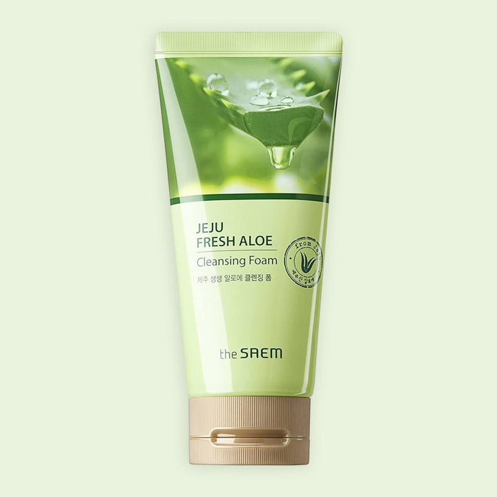 THE SAEM Jeju Fresh Aloe Cleansing Foam 150gHealth & Beauty oceanbuy.ca markham toronto free ship USA asian korean skincare