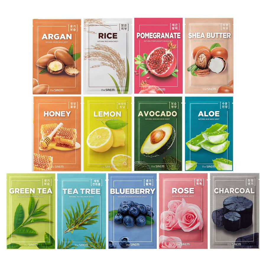 THE SAEM Natural Mask Sheet Hydrating Facial Treatment (1pc) Sheet Mask 1