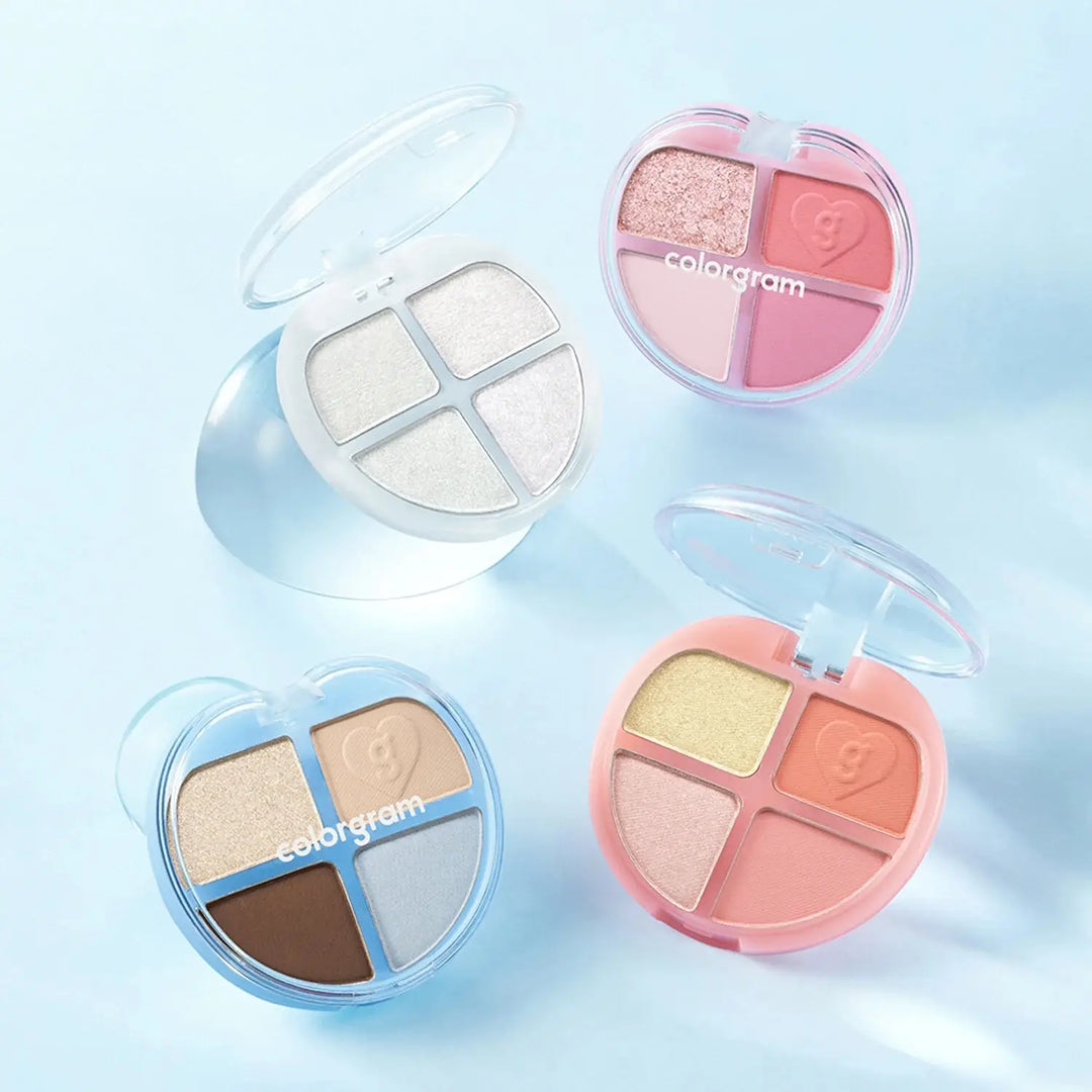 COLORGRAM Tintin Dory Eyeshadow Palette, 4-Color Spectrum, 4g