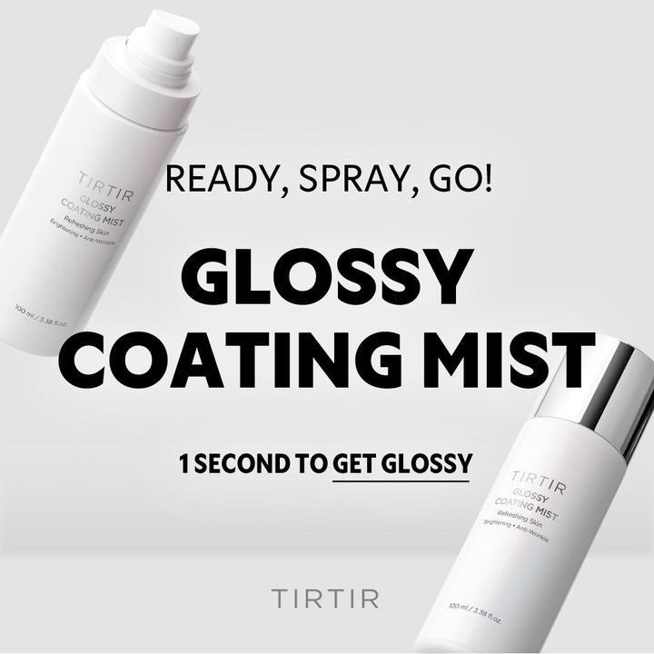 TIRTIR Glossy Coating Mist 100ml Setting Powder & Spray 3