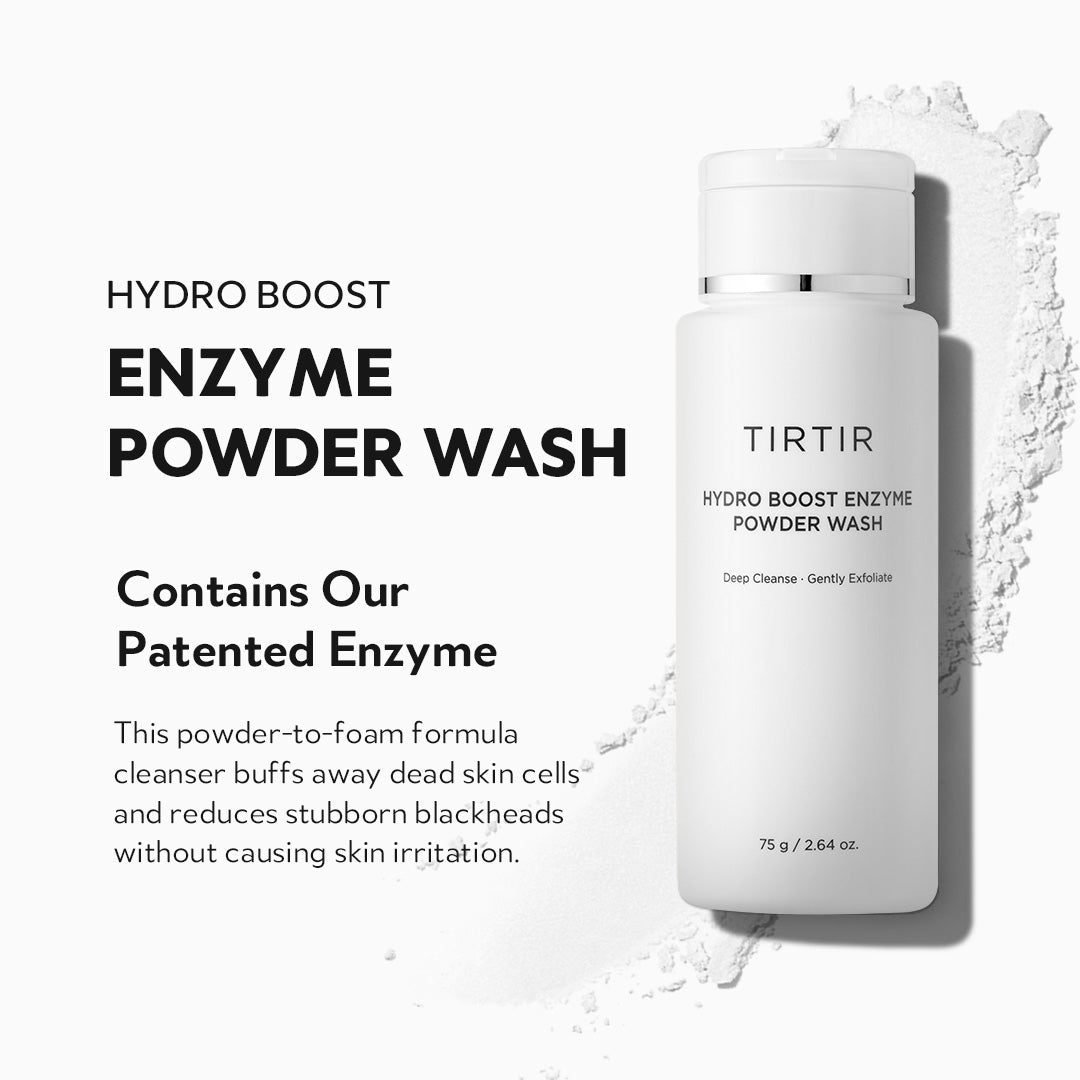 TIRTIR Hydro Boost Enzyme Powder Wash 75g Facial Cleanser 3