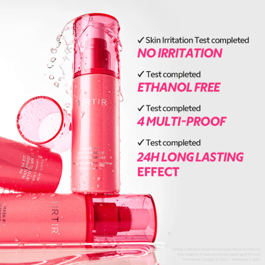TIRTIR Mask Fit Waterproof Setting Spray 80ml Setting Powder & Spray 3