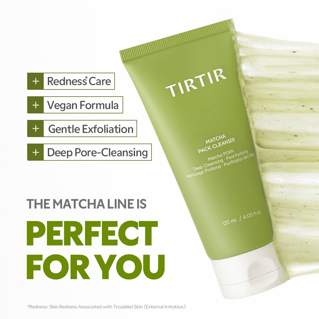 TIRTIR Matcha Pack Cleanser Deep Pore Cleansing 150ml Cleanser 6