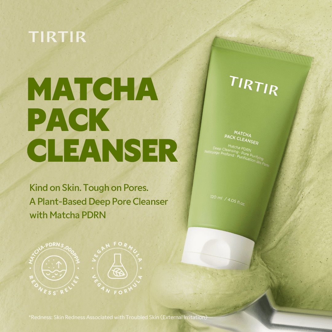 TIRTIR Matcha Pack Cleanser Deep Pore Cleansing 150ml Cleanser 3